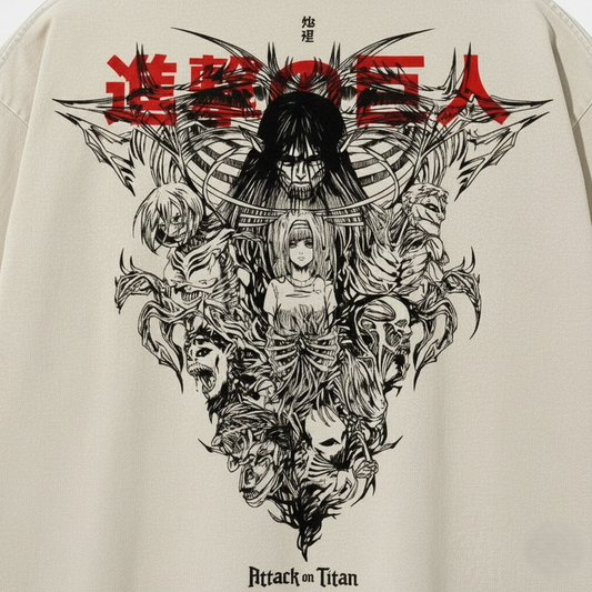 AOT "YMIR FRITZ" Tan T Shirt