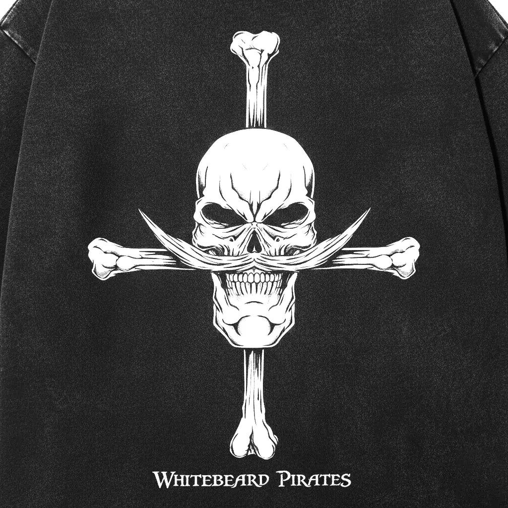 WhiteBeard Flag Vintage T Shirt