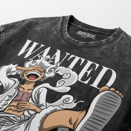 Luffy Gear 5 Wanted Vintage T Shirt