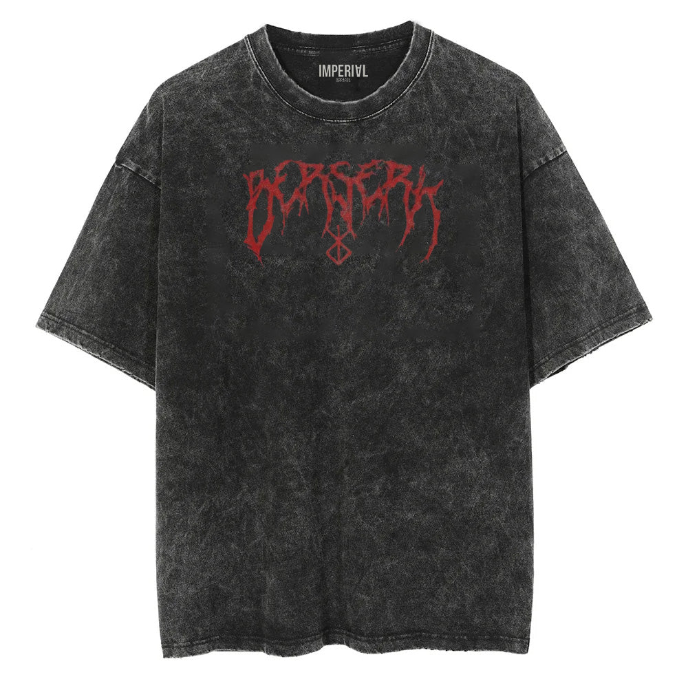 Berserk "SKULL" Back Print Vintage Tee