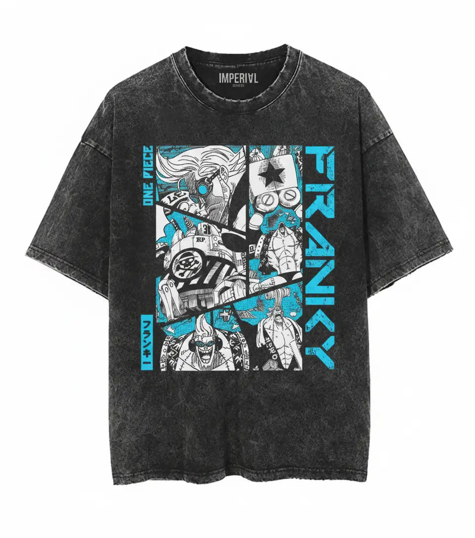 Franky Manga Panel Vintage T Shirt