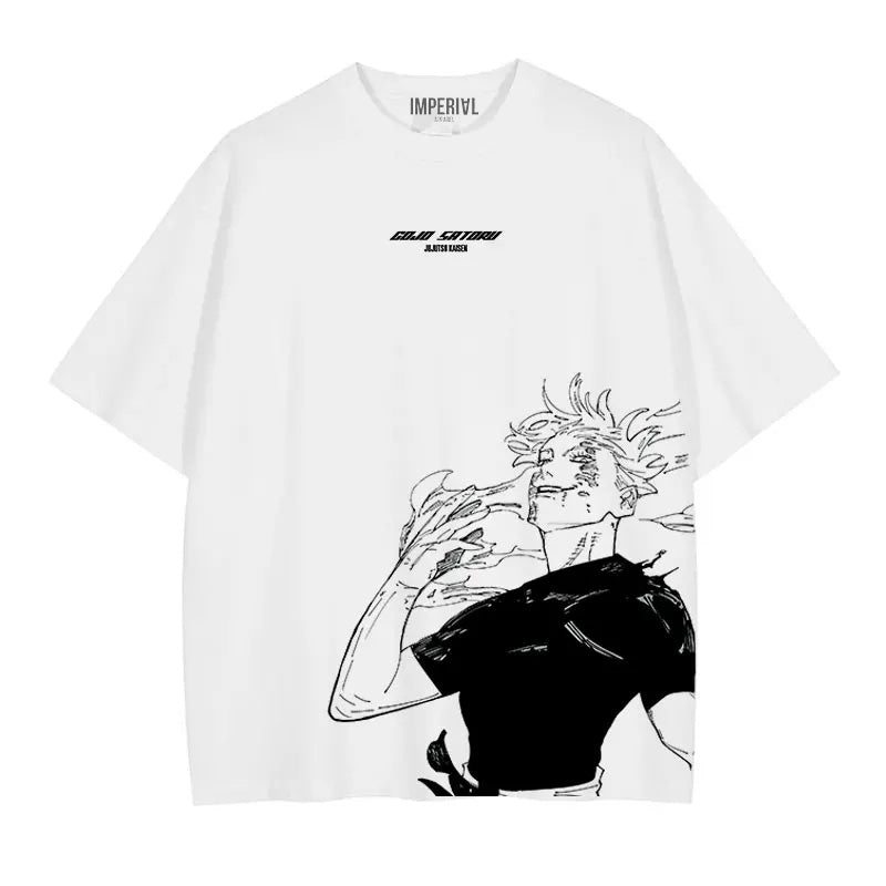 Gojo "CURSE" White T Shirt