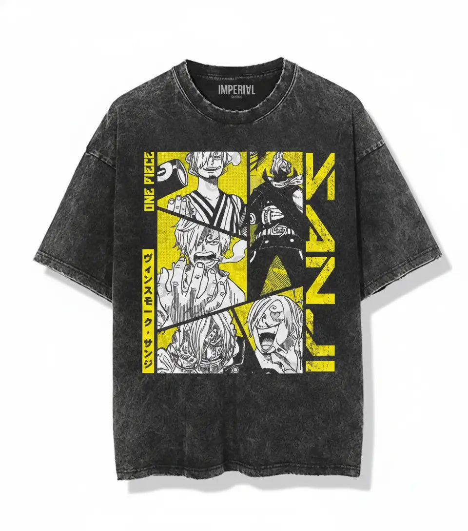 Sanji Manga Panel Vintage T Shirt