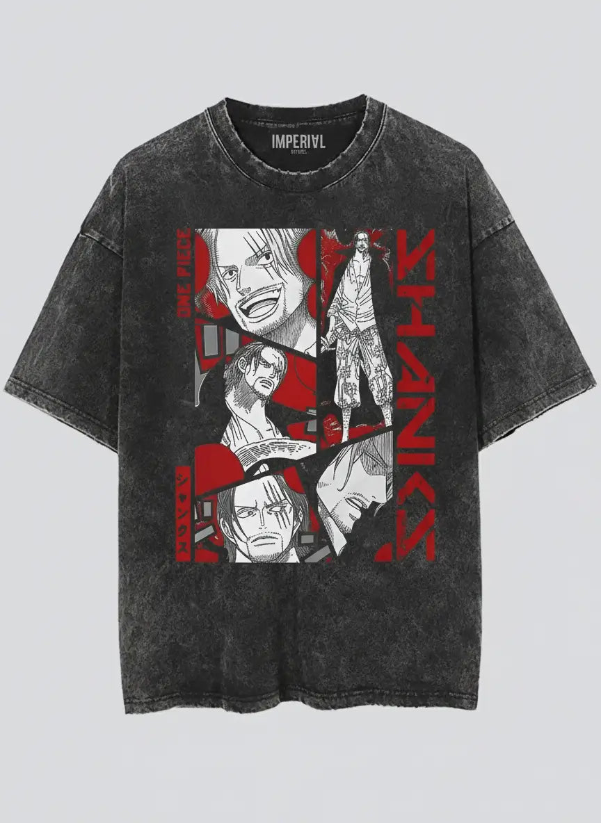 Shanks Manga Panel Vintage T Shirt
