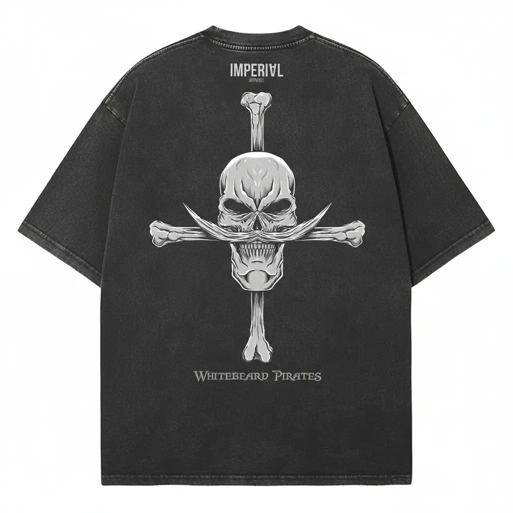 WhiteBeard Flag Vintage T Shirt