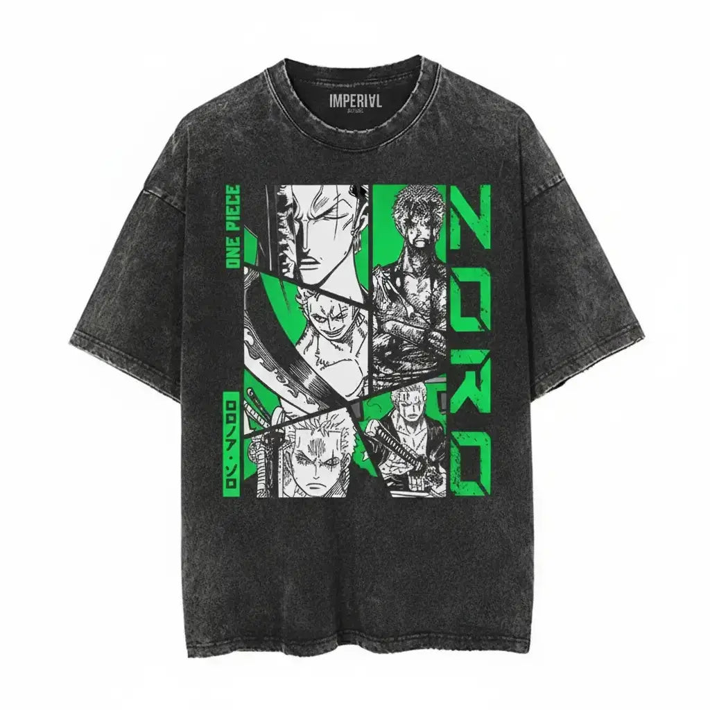 Zoro Manga Panel Vintage T Shirt