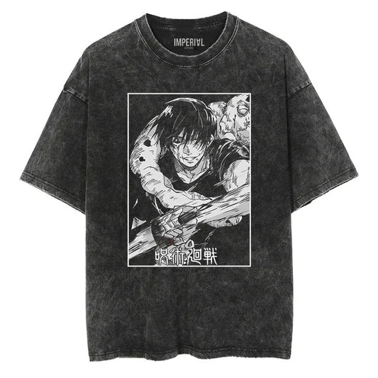 Toji Front Print Vintage T Shirt