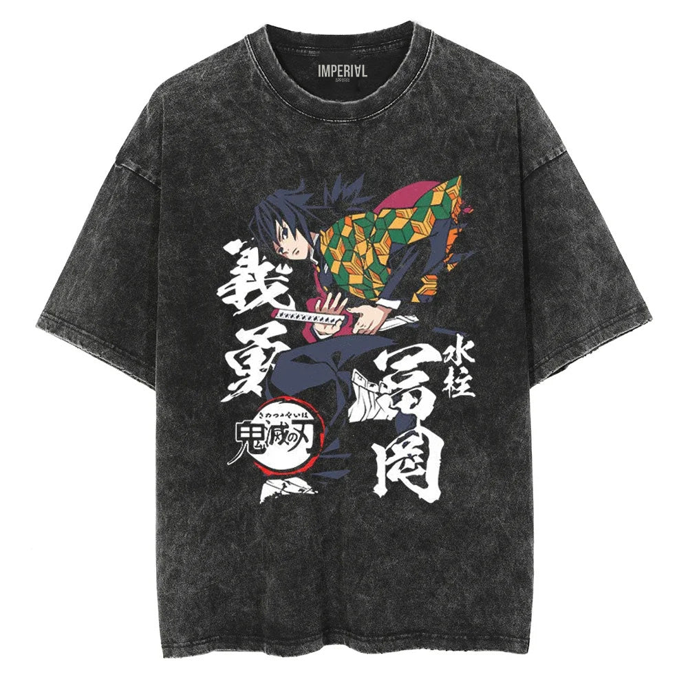 Giyu Tomioka Vintage T Shirt