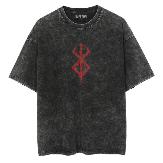 Berserk "BRAND OF SACRIFICE" Red Printed Vintage T Shirt